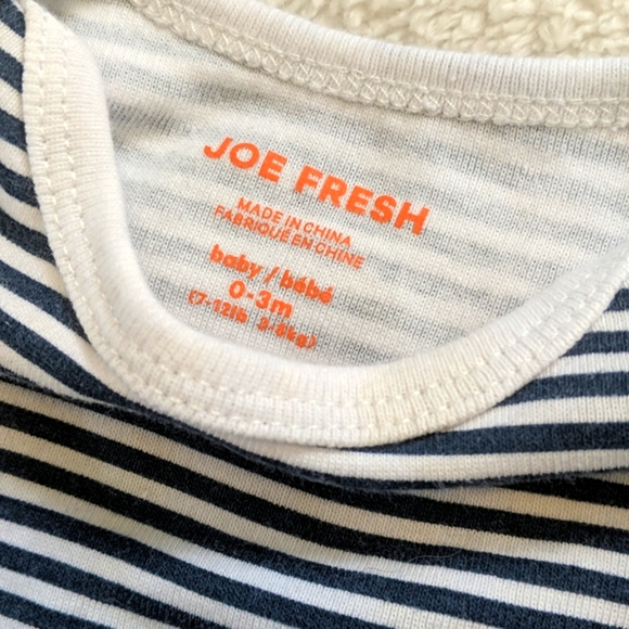 Four pack baby bodysuits, short sleeve, blue theme, various brands - Picture 3 of 9